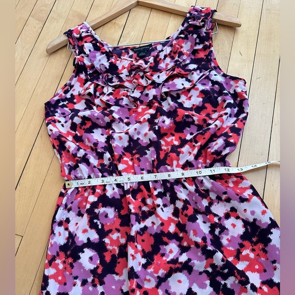 Banana Republic Pink & Purple Floral Dress, Size 2 💥2/$15 or $3/$20💥 - Picture 9 of 10